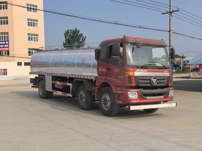 19.5吨欧曼国五鲜奶运输车
